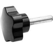 Комплект ручка пятилепестковая АЛТЕРВИА с внешней резьбой, бакелит (упаковка 4 штуки) A51215.912400815.4