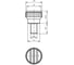 Ручка с накаткой KIPP K0110.004X15 4