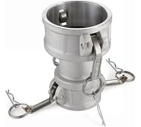 Камлок TITAN LOCK типа DD (переходник розетка 3 х розетка 2), нерж. 316, TL3020DDSS