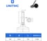 Опора UnitMC регулируемая шарнирная 100хМ16х150 (основание сталь, винт сталь) 400203 100хМ16х150 6