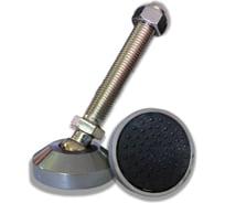 Опора UnitMC регулируемая шарнирная 60хМ16х100 (основание сталь, винт сталь) 400203 60хМ16х100