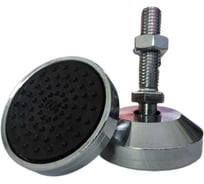 Опора UnitMC регулируемая шарнирная 60хМ12х50 (основание сталь, винт сталь) 400203 60хМ12х50