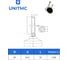 Опора UnitMC регулируемая шарнирная 60хМ12х50 (основание сталь, винт сталь) 400203 60хМ12х50 5