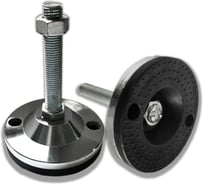 Опора UnitMC винтовая регулируемая 100хМ16х100 (основание сталь, винт сталь) 400204 100хМ16х100