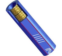 Гидравлический рукав 2SN DN 16 NetFlex HI-TEMP 1 м 7930168981718