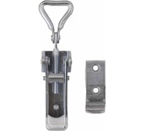 Замок для ящика VORMANN с регулирующим винтом, с выгнутой ответной частью 92/123х32 мм, оцинкованный 01203000/9018