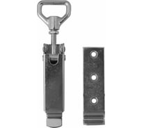 Замок для ящика VORMANN с регулирующим винтом, с выгнутой ответной частью 153/170х47 мм, оцинкованный 01207000/9030