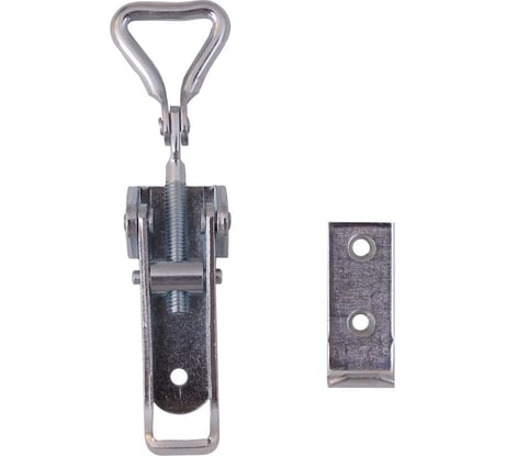 Замок для ящика VORMANN с регулирующим винтом, с прямой ответной частью 92/123х32 мм, оцинкованный 01203000/8018