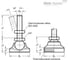 Опора Elesa+Ganter GN 343.2-25-M8-63-OS 4687207437134 2