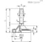 Опора Elesa+Ganter LV.F-125-APS-M24x155 313975 2