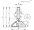Опора Elesa+Ganter LV.A-100-14-AS-SST-M16x68-ESD-C 329481-ESD 2