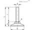 Опора Elesa+Ganter LX.25-SW13-SST-M8x52, 3 шт 431117 2