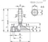 Опора Elesa+Ganter LVQ.F-100-14-SST-M16x168 333857 2
