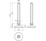 Опора Elesa+Ganter LSX.A-40-10-M10x100, 2 шт 431577 2