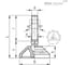 Опора Elesa+Ganter LV.A-60-14-M16x68-ESD-C 303521-ESD 2