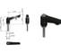 Ручка Elesa+Ganter GN 303.1-45-M4-25-SW-G 4687207439497 2