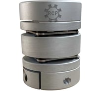 Муфта сервопривода двухшарнирная алюминиевая ООО "РЦП ГРУПП" NC 10 DK RCP D=35, L=44, ступицы зажимные, отверстия под расточку, dmin=8, dmax=15 ПГ-00005323