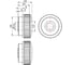 Ручка Elesa+Ganter B.193/30 FP-M10, 5 шт 2513 2