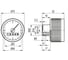 Счетчик оборотов Elesa+Ganter MBT.70-GW12-000.25-D CE.58121 2