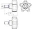 Ручка Elesa+Ganter VCT.43 p-M8x16-SOFT-C2, 3 шт 169911-C2 2