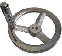 Маховик чугунный UnitMC 250х25 с ручкой QS0804.4 250x25