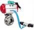 Затвор дисковый DN.ru 304-304-Sil-2W-T-H Ду20 Ру10 резьбовой, пищевая нерж. сталь, пневмопривод SA-065, пневмораспр. (2EM) 220VAC, МППП-200 D050-90167 2