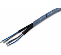 Спиральная пластиковая оплетка PARLMU SWB 8-7-k100 - полиэтилен, размер 8, бухта 100м, цвет прозрачный PR4700300-100