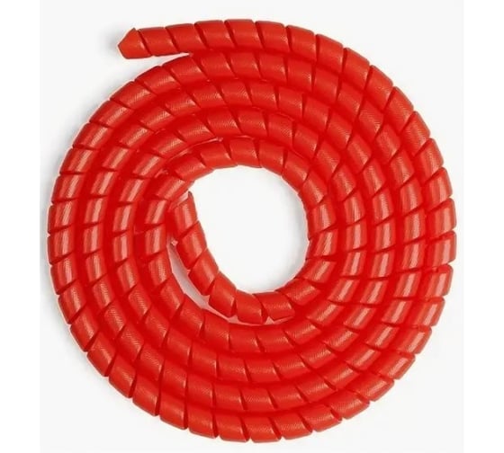 Защитная пластиковая спираль Промрукав 12 мм (2 м/уп) красная PR08.33193 1