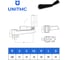 Рукоятка кривошипная со складной ручкой UnitMC 100111 100х12 5