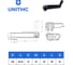 Рукоятка кривошипная UnitMC 160_16х16 со складной ручкой 100113 16х16 5