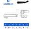 Рукоятка кривошипная UnitMC 195_16х16 со складной ручкой 100113 16х16 199900374 5