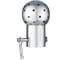 Моющая головка TITAN LOCK 360 град. под шплинт, DN28, D шара 65 мм, нерж. 304, TL65/28WHCP 5