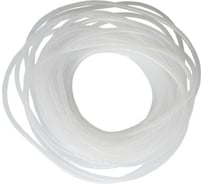 Спиральная пластиковая оплетка PARLMU SWB 6-5-k100 полиэтилен, размер 6, бухта 100 m, цвет белый PR4500200-100