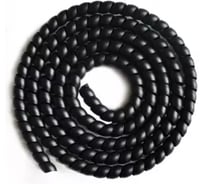 Спиральная пластиковая защита PARLMU SG-32-F11-k-50 полипропилен, размер 32, плоская поверхность, цвет черный, длина 50 м PR0100700-50