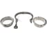 Clamp соединение в сборе NEWKEY DIN 32676, Silicon, AISI 304, DN80 (85мм) NK-CLPCSil80/4 4