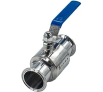 Кран шаровый NEWKEY Clamp DIN32676 нержавеющий, AISI304 DN50 (52мм), (CF8), PN8 NK-BCLP50/4