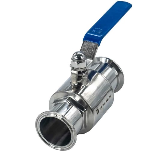Кран шаровый NEWKEY Clamp DIN32676 нержавеющий, AISI304 DN50 (52мм), (CF8), PN8 NK-BCLP50/4