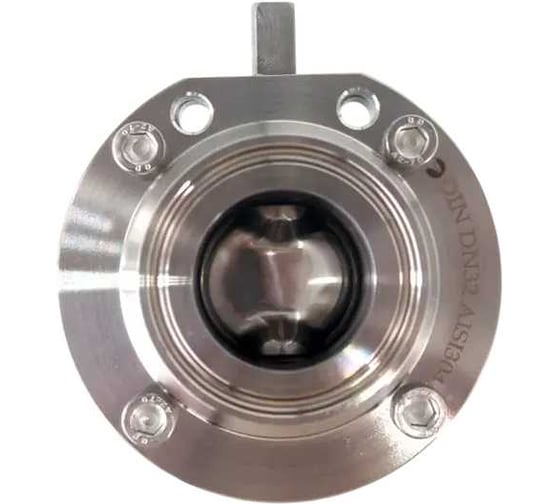 Затвор дисковый NEWKEY Clamp DIN нержавеющий, Силикон, AISI304 DN40 (1_1/2), (CF8), PN8 NK-DZCLPSil40/4 1