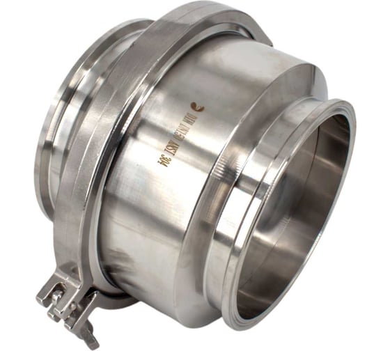 Обратный клапан NEWKEY Clamp DIN32676 нержавеющий, AISI304 DN 150, (CF8), PN8 NK-CSCLP150/4