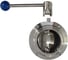 Затвор дисковый NEWKEY Clamp DIN нержавеющий, EPDM, AISI304 DN80 (3), (CF8), PN8 NK-DZCLPEPDM80/4 3