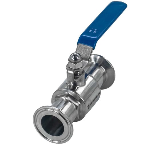 Кран шаровый NEWKEY Clamp DIN32676 нержавеющий, AISI304 DN25 (28мм), (CF8), PN8 NK-BCLP25/4 1