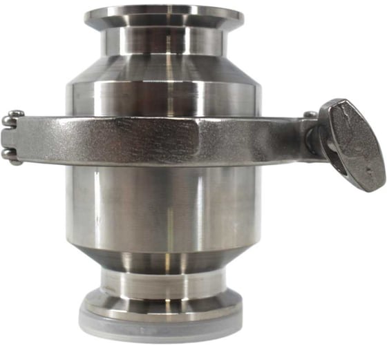 Обратный клапан NEWKEY Clamp DIN32676 нержавеющий, AISI304 DN40, (CF8), PN8 NK-CSCLP40/4