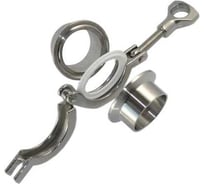 Clamp соединение в сборе NEWKEY DIN 32676, Silicon, AISI 304, DN65 (70мм) NK-CLPCSil65/4