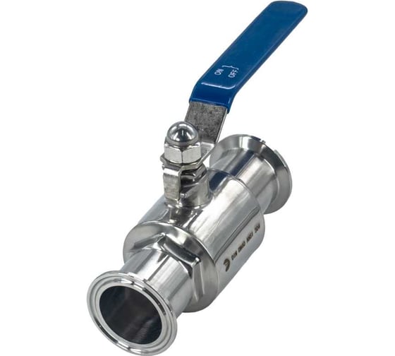 Кран шаровый NEWKEY Clamp DIN32676 нержавеющий, AISI304 DN40 (40мм), (CF8), PN8 NK-BCLP40/4