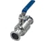 Кран шаровый NEWKEY Clamp DIN32676 нержавеющий, AISI304 DN40 (40мм), (CF8), PN8 NK-BCLP40/4 1