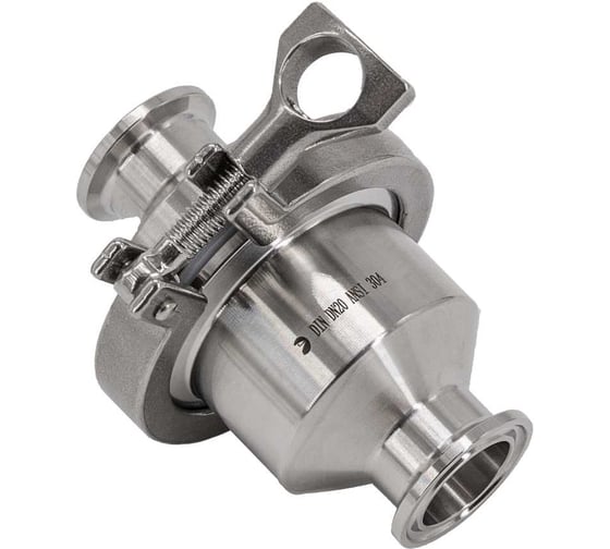 Обратный клапан NEWKEY Clamp DIN32676 нержавеющий, AISI304 DN20, (CF8), PN8 NK-CSCLP20/4