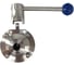 Затвор дисковый NEWKEY Clamp DIN нержавеющий, EPDM, AISI304 DN15 (1/2), (CF8), PN8 NK-DZCLPEPDM15/4 1