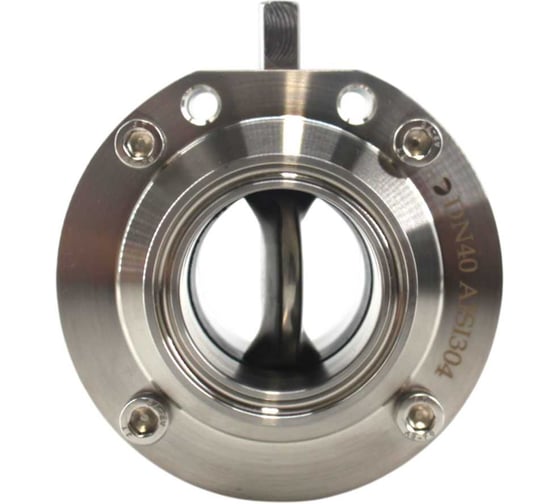 Затвор дисковый NEWKEY Clamp DIN нержавеющий, EPDM, AISI304 DN40 (1_1/2), (CF8), PN8 NK-DZCLPEPDM40/4