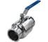 Кран шаровый NEWKEY Clamp DIN32676 нержавеющий, AISI304 DN32 (34мм), (CF8), PN8 NK-BCLP32/4 1