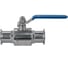 Кран шаровый NEWKEY Clamp DIN32676 нержавеющий, AISI304 DN32 (34мм), (CF8), PN8 NK-BCLP32/4 4